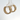 14K Yellow Gold Diamond Hoop Earrings  CTW: .36