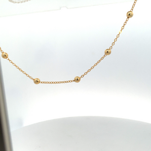 Gold Filled Necklace 17" + 2" Extender