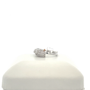 Lady's 14k White Gold Band with .25ctw Round Diamonds