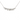 Sterling Silver Necklace with Cluster of Round, Square and Rectangular CZ's