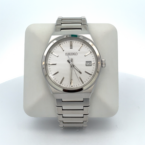 Silver SEIKO  Watch with Silver Dial