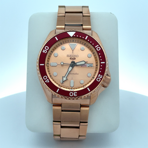 Rose Gold SEIKO Watch with Rose Gold Dial