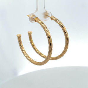 18K Gold Filled Hoop Earrings