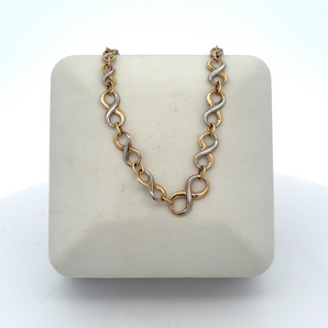 Lady's 14k Two-Tone Necklace
