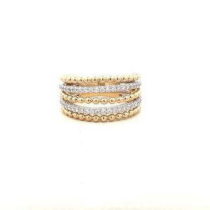 Lady's 14k Two-Tone Ring