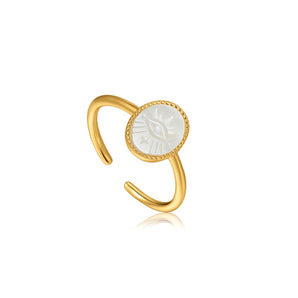 Silver and Gold Plated Ring