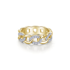 Silver and Gold Plated Ring
