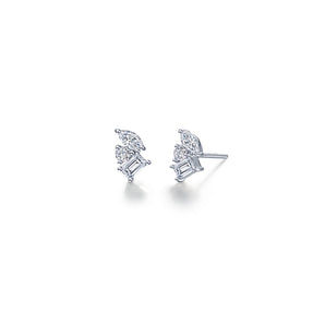 Silver and Gold Plated Earring