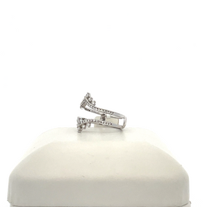 Lady's 14k White Gold Band Insert with .53ctw Round Diamonds