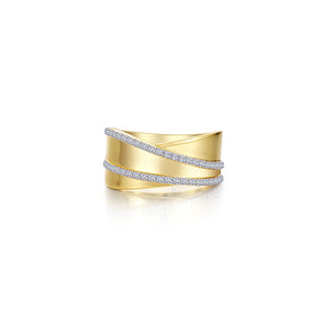 Silver and Gold Plated Ring