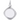 Small Square Diamond Faceted Disc Charm