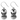 Sterling Silver Bunny Fishhook Earrings