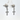 Sterling Silver Dangling Cross Earrings