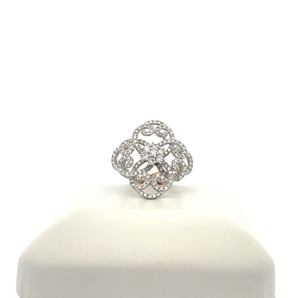14k White Gold Ring