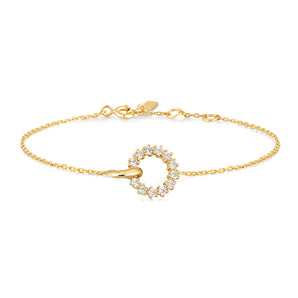 Silver and Gold Plated Bracelet