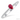 Lady's 10k White Gold Ruby Ring