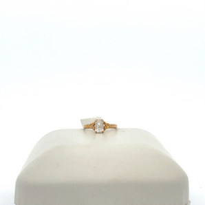 Kid's 10k Yellow Gold Birthstone Ring - April