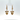 Gold Plated Leverback Heart/Bow Earrings
