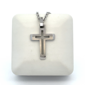 Stainless Steel Cross Necklace