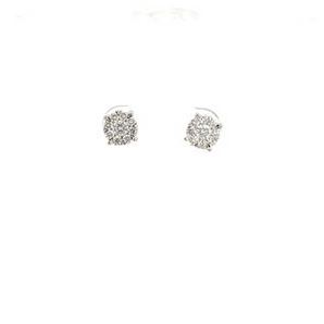 14k White Gold Earrings