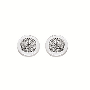 Silver and Gold Plated Earring