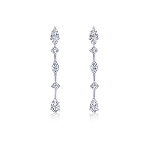 Silver and Gold Plated Earring