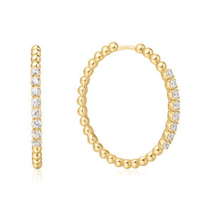 Silver and Gold Plated Earring