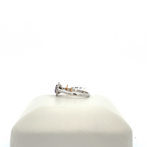 14k White Gold Amethyst Ring