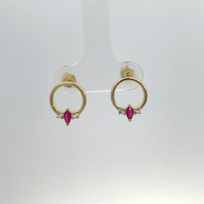 Silver and Gold Plated Earring