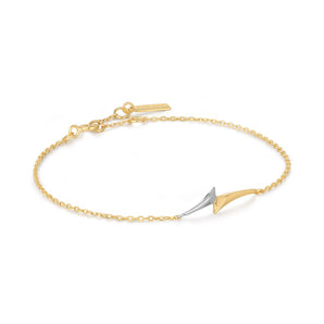 Silver and Gold Plated Bracelet