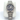 Silver SEIKO Watch with Blue Dial