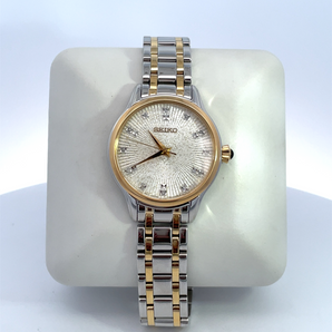 Women's SEIKO Watch with Silver Dial