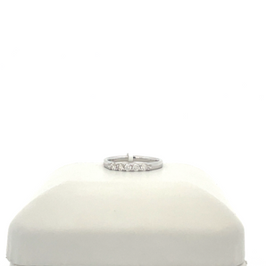 Lady's 14k White Gold Band with .25ctw with Round Diamonds