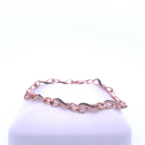 10k Rose Gold Tennis Bracelet