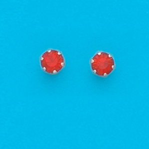 Gold Plated July 4MM Stud Earrings