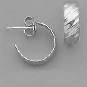 Silver and Gold Plated Earring