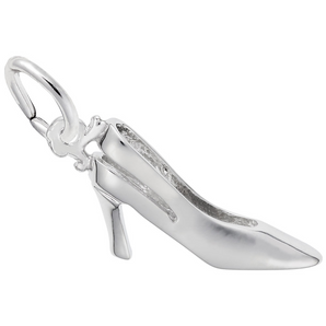 Sterling Silver Sling Back Heel Charm