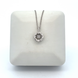 Sterling Silver Cubic Zirconia Necklace