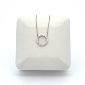 Lady 14k White Gold Necklace