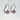 Sterling Silver 6X6 Leverback Pink CZ Earring