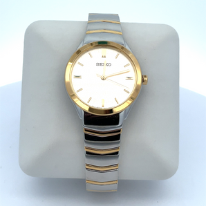Women's SEIKO Watch with Champagne Dial