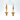 Gold Plated Angel Leverback Drop Earrings