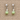Sterling Silver 1/2B Optic Lime Green Dangling Earrings