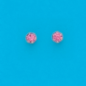 Gold Plated 3MM October Stud Earrings
