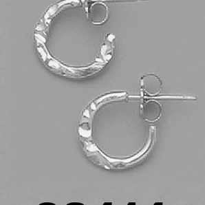 Silver and Gold Plated Earring