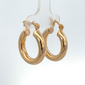 Gold Plated Hoop Earrings