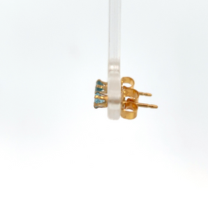Silver and Gold Plated Earring