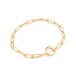 Silver and Gold Plated Bracelet