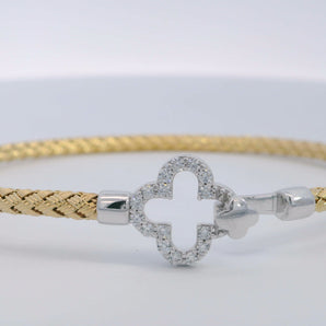 Silver and Gold Plated Bracelet