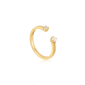 Silver and Gold Plated Ring